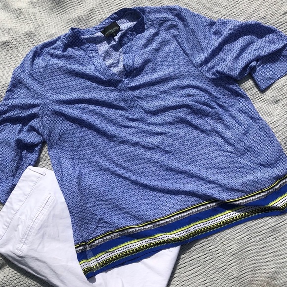 Cynthia Rowley Boho V Neck Tunic - Picture 1 of 5